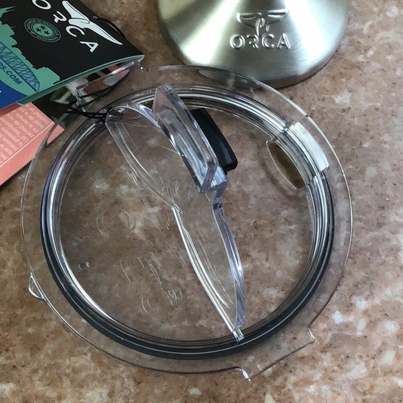 Orca Chasertini Stainless Steel Insulated Cup with clear lid ( pair) - Picture 3 of 9